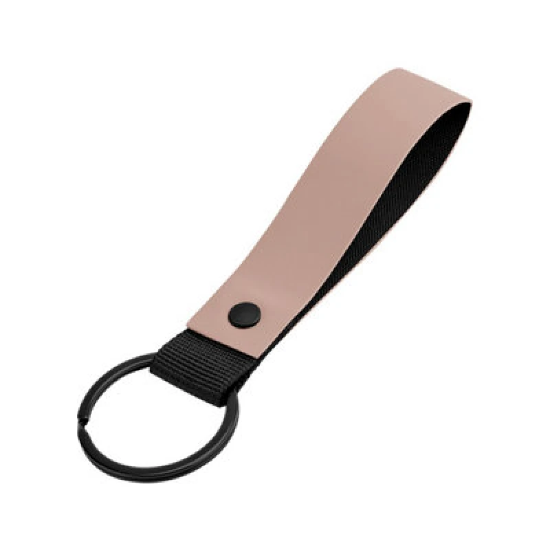 Image of Bagbase Matte Pu Keyring Nude Pink (One Size)