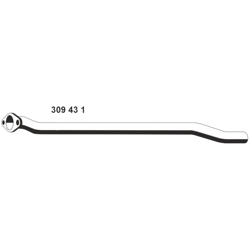 Image of ERNST 309431 Exhaust Pipe Centre Exhaust Pipe (17)