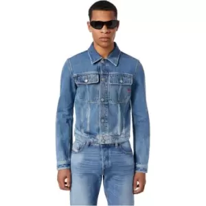 Image of Diesel Milo Trucker Jacket - Blue
