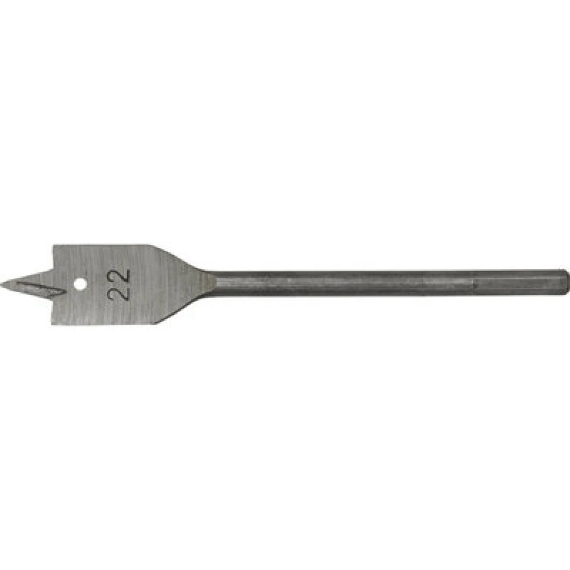 Image of Loops 22 x 152mm Fully Hardened Wood Drill Bit - Hex Shank - High Performance Woodwork Multi