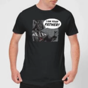 Image of Star Wars Darth Vader I Am Your Father Mens T-Shirt - Black - S