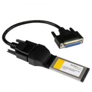 Image of StarTech.com 1 Port ExpressCard Laptop Parallel Adapter Card - SPP/EPP/ECP
