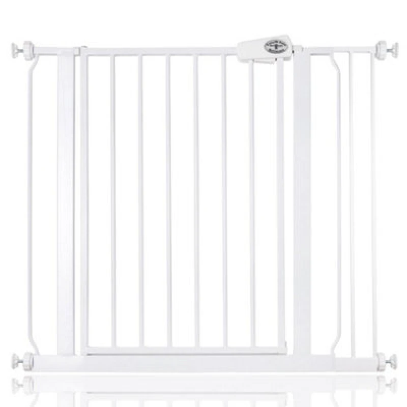 Image of Bettacare Easy Fit Gate, 87.9Cm - 95.9Cm, White, Pressure Fit Stair Gate, Baby Gate For Doors Hallways And Spaces