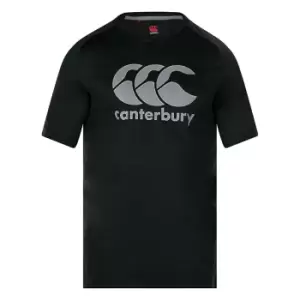 Image of Canterbury Mens Vapodri T-Shirt (S) (Black)
