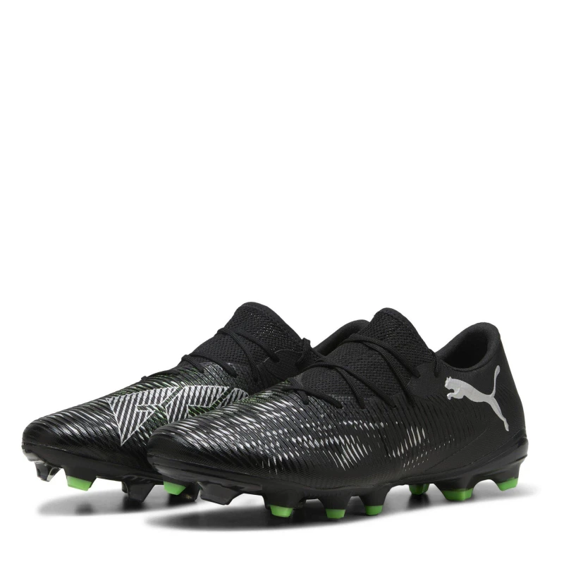 Image of Puma FUTURE 8 MATCH Artificial Ground Football Boots Black/Green male 6 (39)