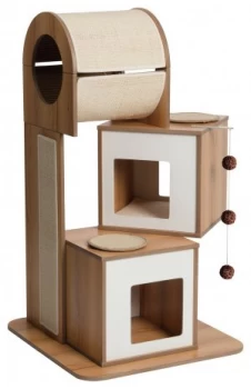 Image of Vesper Walnut Cat Tower.