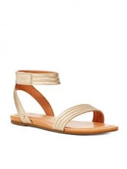 Image of Ugg Ethena Flat Sandal - Gold