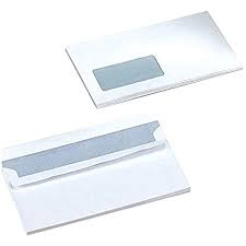 Image of 5 Star DL Self Seal Window Envelopes 90gsm Wallet White Pack of 1000 Envelopes