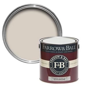 Image of Farrow & Ball Estate Skimming stone No. 241 Matt Emulsion Paint 2.5L