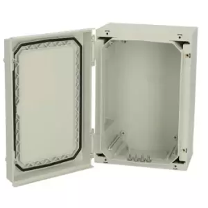 Image of Fibox 4812000 NEO ABS 32x22x15cm G Hinged ABS enclosure with grey ...