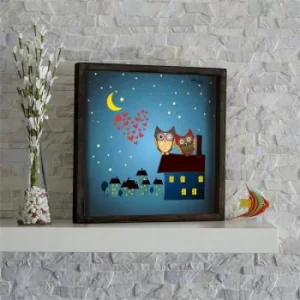 Image of KZM661 Multicolor Decorative Framed MDF Painting