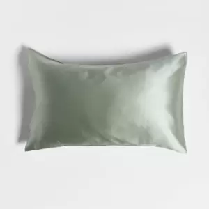 Image of in home 100% Silk Pillowcase - Sage