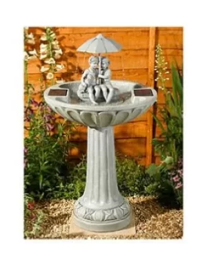 Image of Smart Solar Umbrella Solar On Demand Water Feature