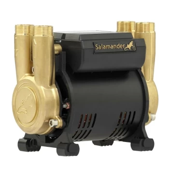 Image of CTFORCE 20PT 2.0 Bar Brass Twin Impeller Shower Pump + Hoses - Salamander