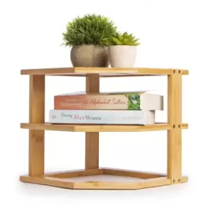 Image of Bamboo 3 Tier Corner Shelf M&W - Multi