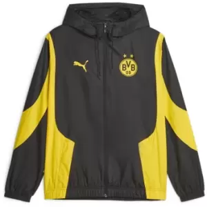 Image of Puma Borussia Dortmund Anthem Jacket 2023 2024 Adults - Black