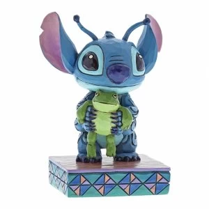 Image of Strange Life Forms Stitch with Frog Figurine