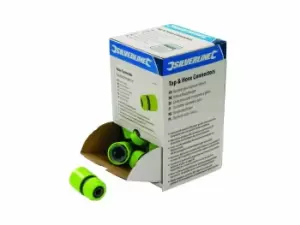 Image of Silverline 656041 Double Female 1/2in Hose Connectors 30pc