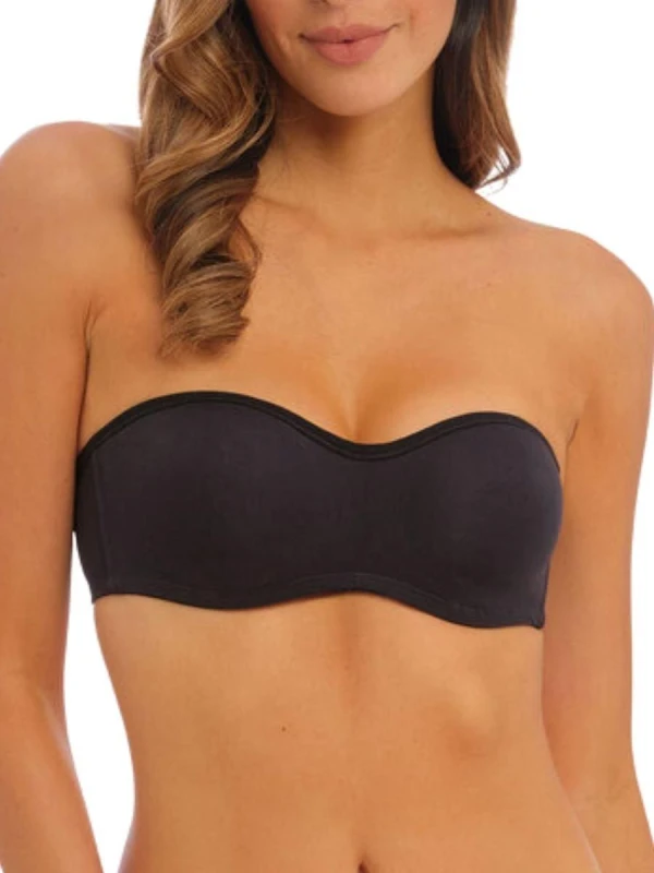 Image of Wacoal Womens underwired bandeau bra Wacoal Accord Noir Female 100B