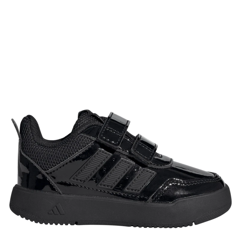 Image of adidas Tensaur Hook and Loop Shoes Infant Girls Black Patent female C7 (24)