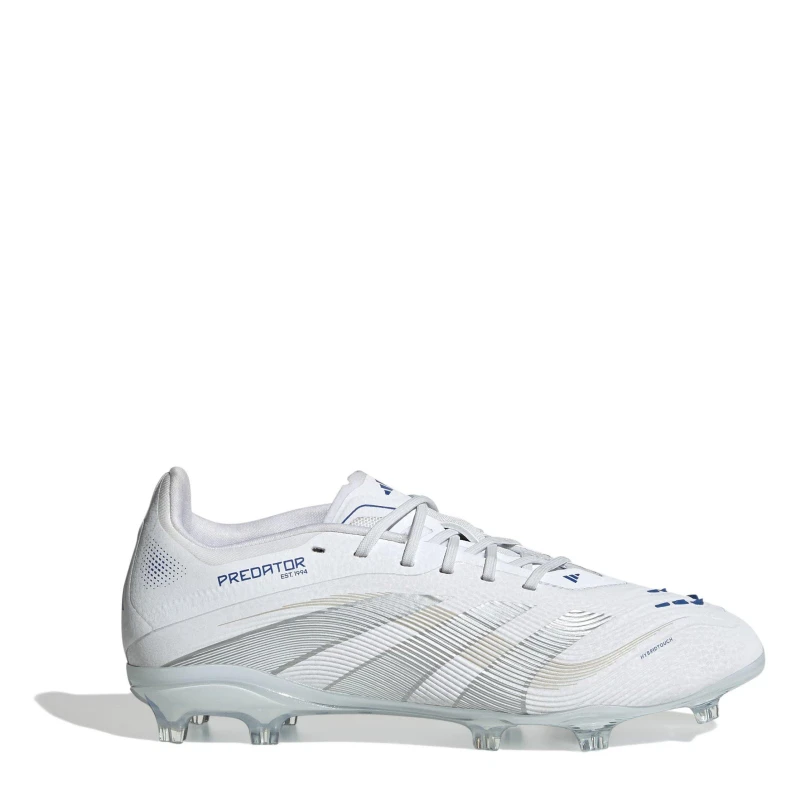 Image of adidas Predator Elite Junior Firm Ground Football Boots White/Silver male 4 (36.5)