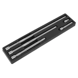 Image of Sealey Premier Wobble Extension Bar Set 5pc 1/2"Sq Drive