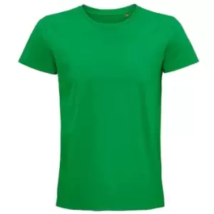 Image of SOLS Unisex Adult Pioneer Organic T-Shirt (M) (Kelly Green)