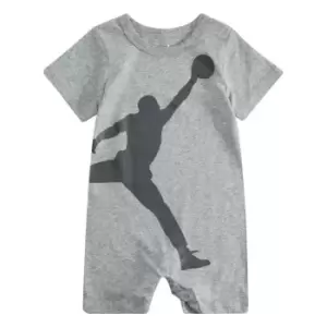 Image of Air Jordan Jordan Short Sleeve Romper - Grey