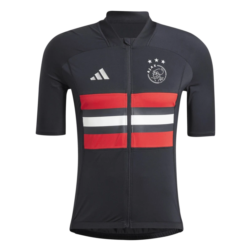 Image of adidas Ajax Cycling Shirt Mens Black male XS