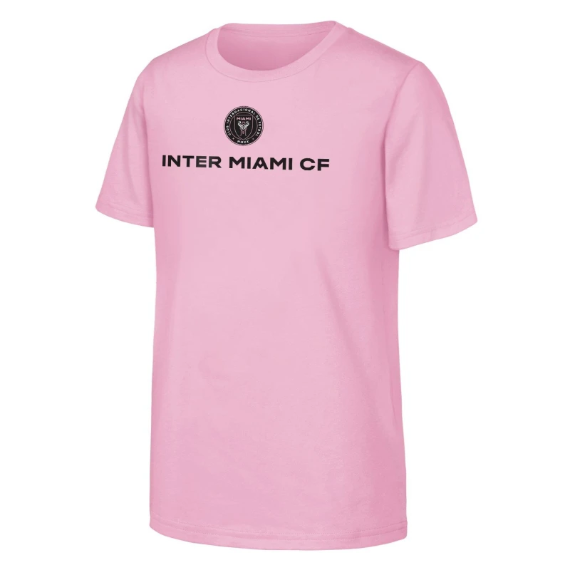 Image of MLS Inter Miami Messi T-Shirt Juniors - Pink Pink 11 - 12 Years