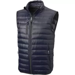 Image of Elevate Mens Fairview Light Down Bodywarmer (M) (Navy)