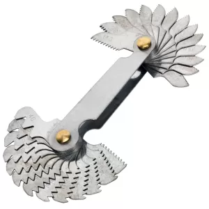 Image of Genuine SEALEY AK72SPG Screw Pitch Gauge Set 30pc UNC-UNF