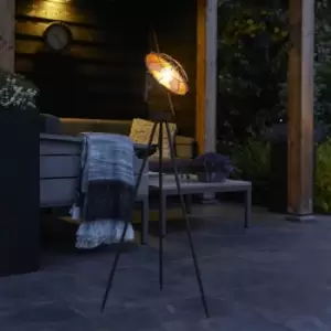 Image of Solar LED Garden Studio Lamp Dresden - Black - Luxform