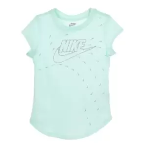 Image of Nike Swooshfetti T Shirt Infant Girls - Blue