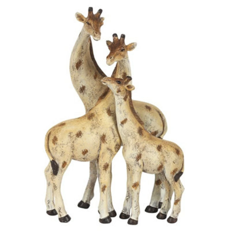 Image of Something Different Something Different Giraffe Family Ornament in Cream Cream One Size Unisex 5059699853256