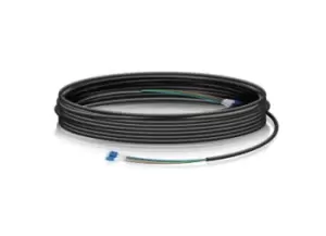 Image of Networks Single-Mode LC Fiber Cable - 91.44 m - LC - LC - Male/Male - Black
