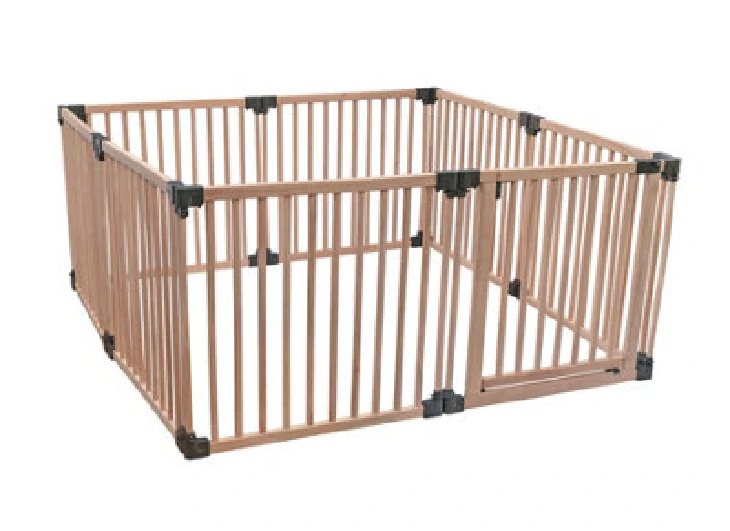Image of Safetots Wooden Play Den, 160Cm X 160Cm, Baby Playpen, Play Den For Toddlers, Square Play Pen, Easy Installation