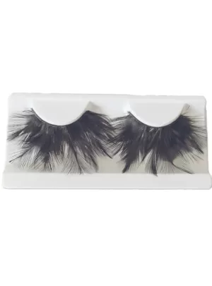 Image of False Eyelashes Back Feather Plumes