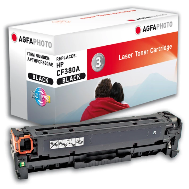 Image of AgfaPhoto APTHPCF380AE toner cartridge Black