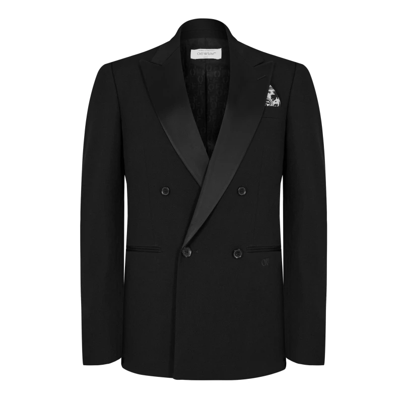 Image of Off White Mens Suit Jacket Black male M