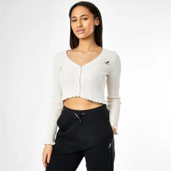 Image of Kangol Knitted Cardigan Ladies - Oatmeal