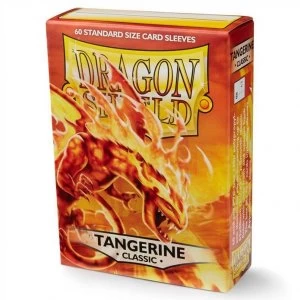 Image of Dragon Shield Classic - Tangerine 60 Sleeves In Box - 10 Packs