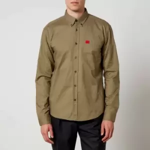 Image of HUGO Evito Button-Down Cotton Shirt - S