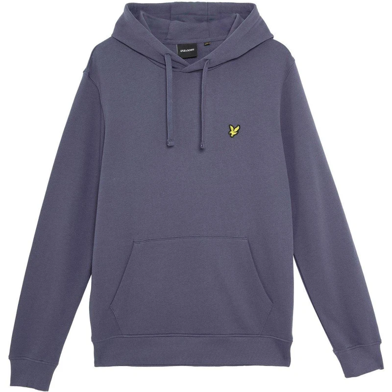Image of Lyle & Scott Mens Pullover Hoodie in Graystone