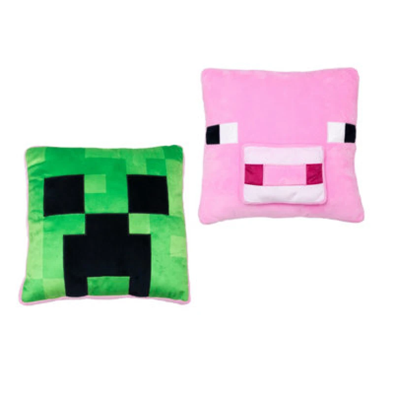 Image of Minecraft Vibes Shaped Filled Cushion
