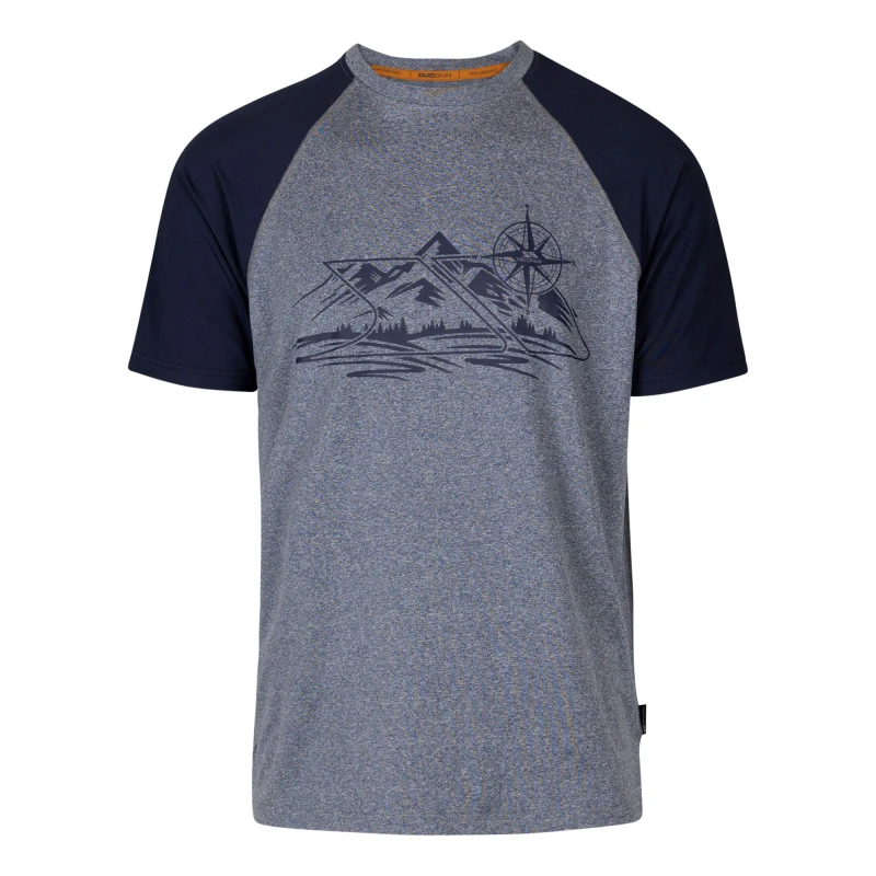 Image of Trespass Trespass Men Fullmer Mountain T-Shirt in Navy Size: X-Small Navy XS Male 5063750855615