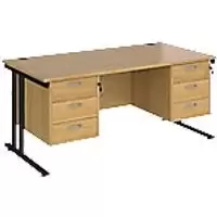 Image of Dams International Desk MC16P33KO 1,600 x 800 x 725 x 800 - 990 mm