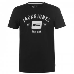Image of Jack and Jones Core Corporate T Shirt - Black