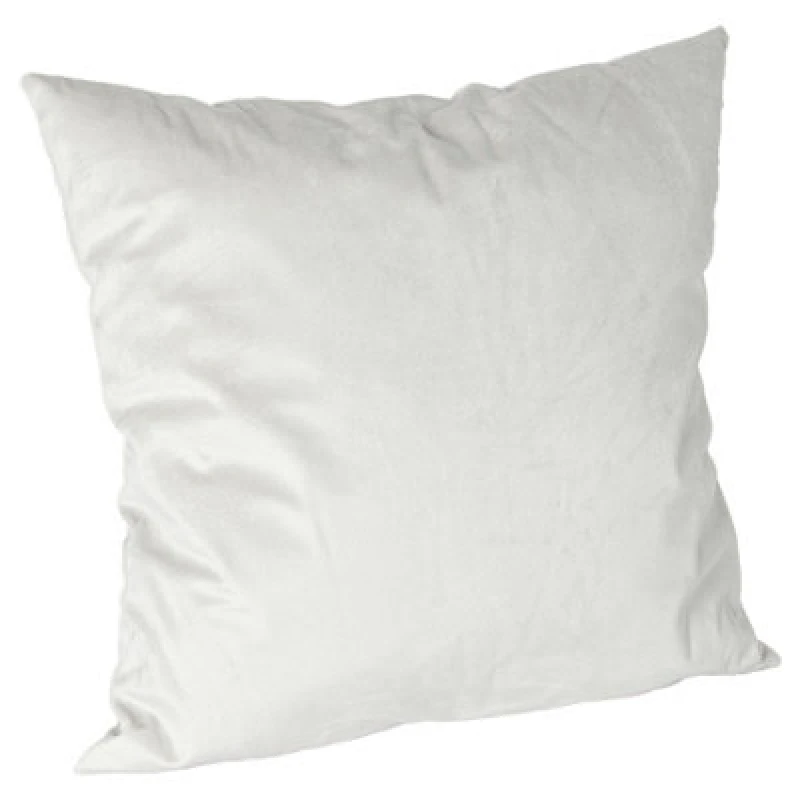 Image of Nicola Spring Square Velvet Cushion - 55Cm X 55Cm - Cream