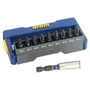 Image of IRWIN Phillips Impact Screwdriver Bit Set, 10 Piece